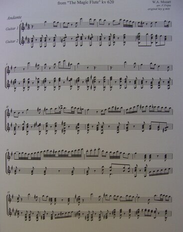 Music For Guitar: Mozart (Boek)