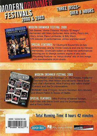 Modern Drummer Festivals: 2000 & 2003 (3 DVD)