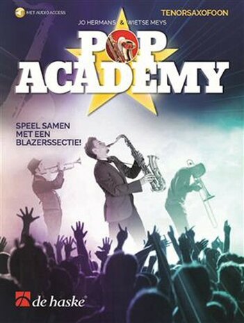 Pop Academy - Tenorsaxofoon (Boek/Online Audio)