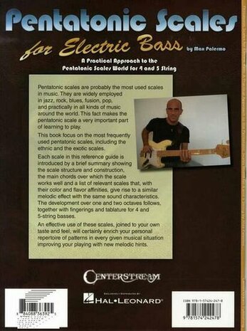 Max Palermo - Pentatonic Scales For Electric Bass - Book