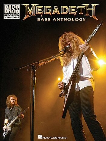 Megadeth Bass Anthology - Bass Recorded Versions - Book