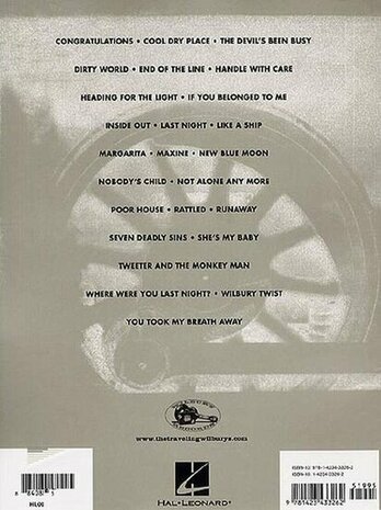 The Travelling Wilburys - Collection - Piano-Vocal-Guitar - Book
