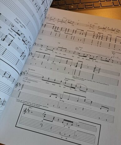 Tesla - Bust A Nut -Guitar Tab Book