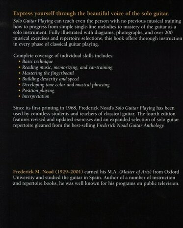 Frederick Noad: Solo Guitar Playing Volume 1 - (Boek/CD) - Fourth Edition