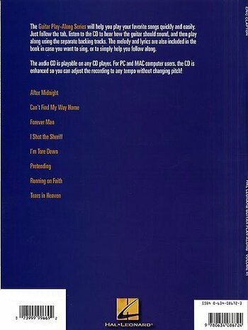 Guitar Play-Along Volume 41: Eric Clapton (Book/CD)