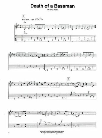 Guitar Play-Along Volume 28: Greg Koch (Book/CD)