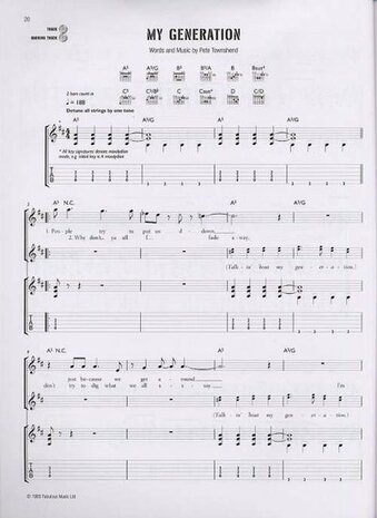 The Who: Authentic Playalong (Guitar) (Book/CD)