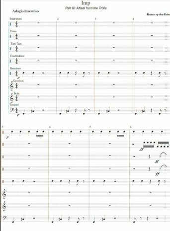 Imp, voor melodische slagwerkgroep (Partituur + Partijen)