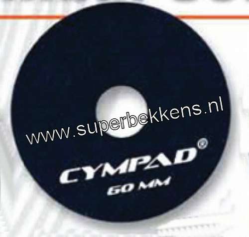 Cympad Moderator 60mm, geluiddempend bekkenviltje, zwart, 60x15mm (1 stuks)
