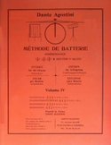 Dante-Agostini-Méthode-De-Batterie-Studies-For-Drums-Volume-4-(Book)